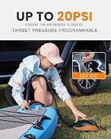 OutdoorMaster Dolphin 20 PSI Electric SUP Pump Auto-Off 12V DC view 2