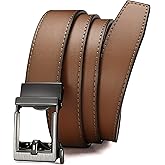 CHAOREN Leather Ratchet Belt Men - Mens Belts Casual Accessories for Every Occasion (35mm)