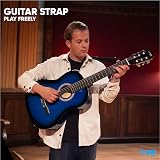 MAX SoloArt Blue Starter Acoustic Guitar Package with 6 Months Online Lessons view 3