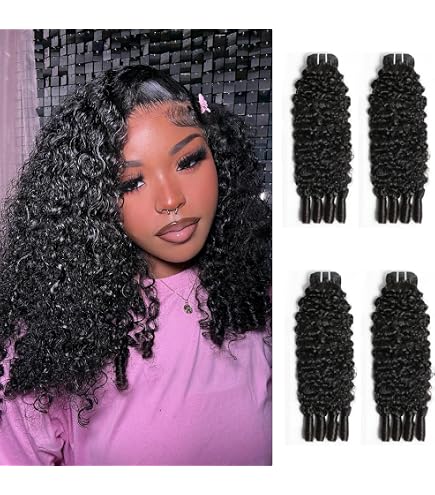 Amazon.com : 4 Bundles Burmese Curly Bundles Human Hair 12 