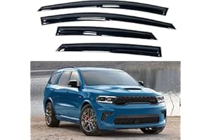 IMMORTAL GROUP IG Window Visor for Dodge Durango 2011-2024, Rain Guard Tape-On Durable Side Vent Window Deflector Mugen Style, 2011 2012 2013 2014 2015 2016 2017 2018 2019 2020 2021 2022 2023 2024