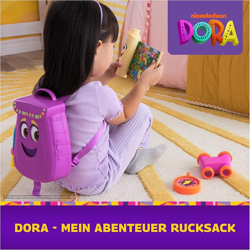 - Mein Abenteuer Rucksack - interaktiver Rucksack mit Landkarte, Fernglas, Kompass, inspiriert von der beliebten TV-Serie, für fantasievolles Rollenspiel für Kinder ab 3 Jahren — Foto 2 von 8