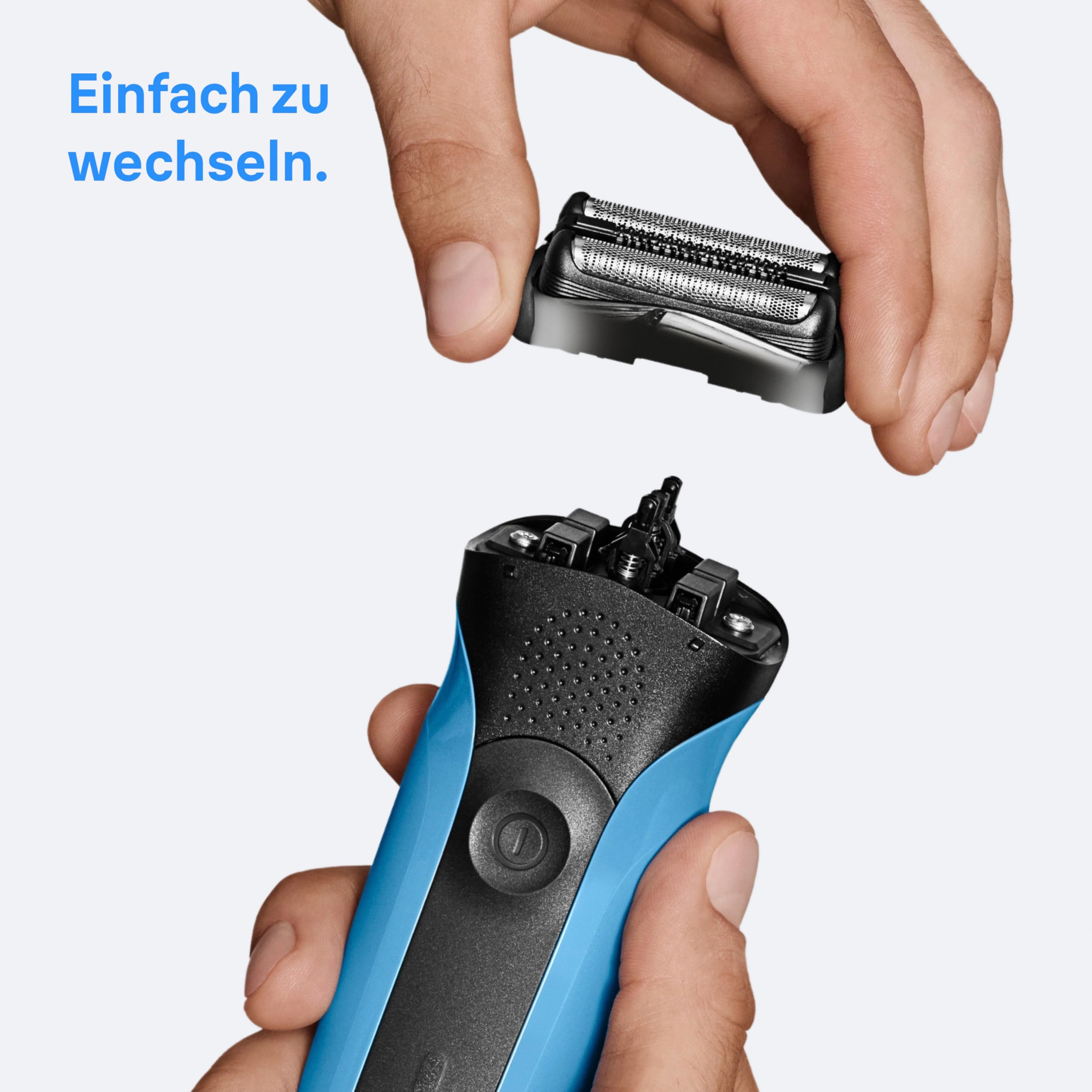Braun Series 3 Elektrorasierer Scherkopf 21B – ORIGINAL Ersatzscherteil und Rasierer Zubehör – Made in Germany, Kompatibel mit Allen S3-Rasierern – Schwarz 6