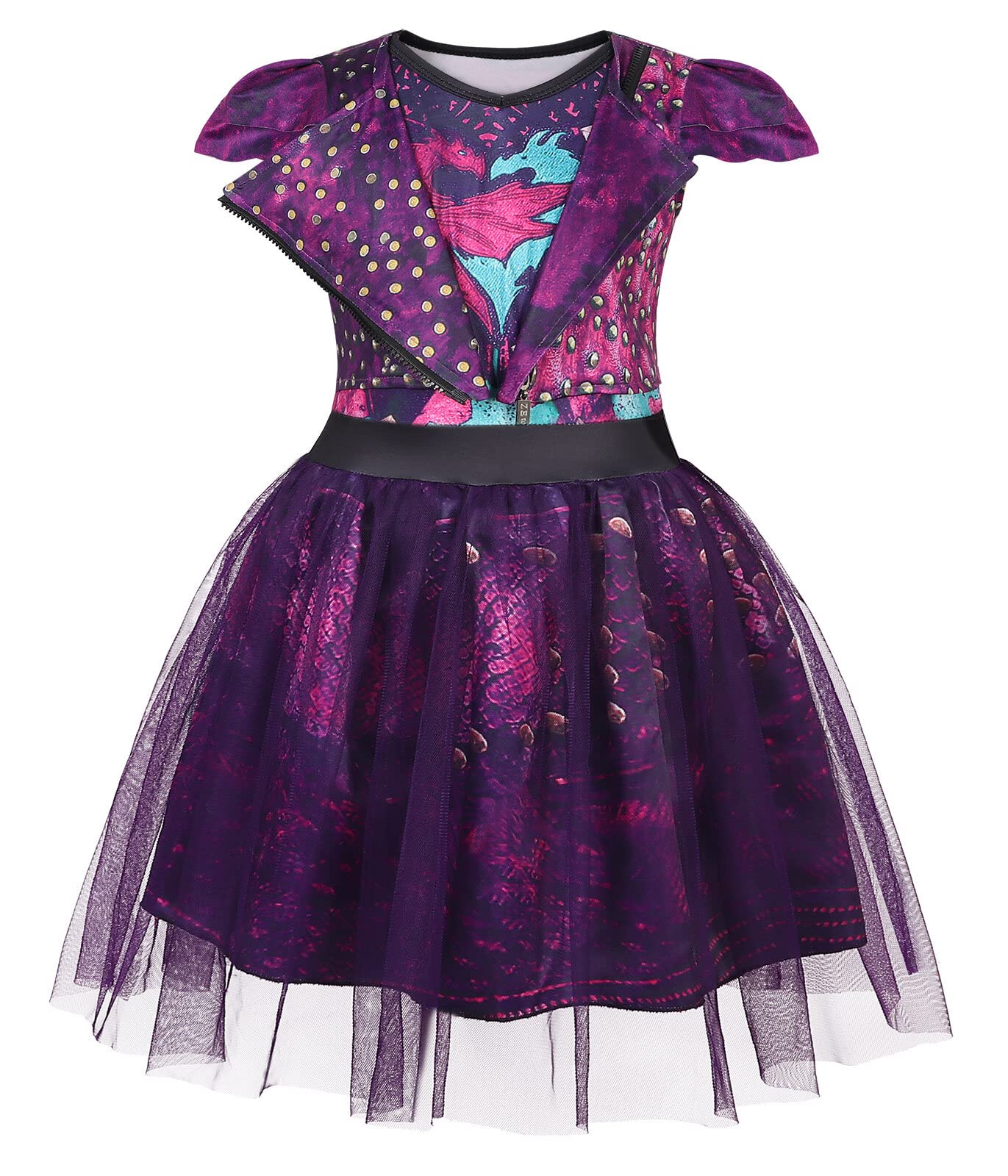 WonderBabe Girls Costumes Popular Musical Princess Dresses Fancy Dress Up Clothes Toddler Halloween Party Cosplay Outfit