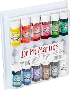 Amazon.com: Dr. Ph. Martin's Bombay India Ink (Set 1) Ink Set, 0.5 oz ...