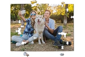 Custom Photo Jigsaw Puzzle - 500 Pieces Create Your Own DIY Game Night Gift for Adults - Unique Personalized Gifts for Annive
