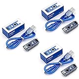 Nano V3.0, Nano Board ATmega328P 5V 16M Micro-Controller Board Compatible with Arduino IDE (Nano x 3 with USB Cable)