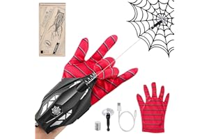GMNIDO Spider Web Shooter Silk Launcher Spider Fidget Toys Wrist Toy Cheap Cool Stuff Gadgets String Gloves Shooters Fun Amazing hot Toys for Kids Boys Children Teens Gift for Age 8-12 13 Years Old (6.70in)