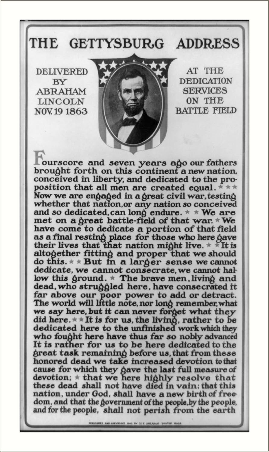 Printable Gettysburg Address Printable World Holiday