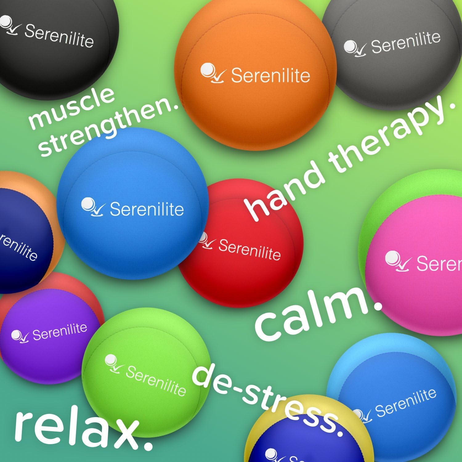 serenilite hand therapy stress ball
