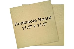 Glassco Homasote Board for Stained Glass Work Surface | Approx 12 x 12 Heat Resistant Cutting Board 2pk | Cutting Mat Stained Glass Supplies and tools for Table and Countertop Protection