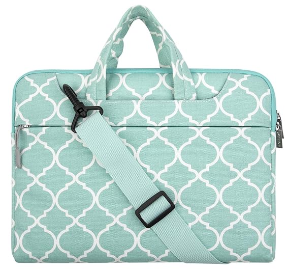MOSISO Notebooktasche Kompatibel 13-13,3 Zoll MacBook Pro, MacBook Air, Notebook Computer Canvas Geometrisches Muster Laptopt