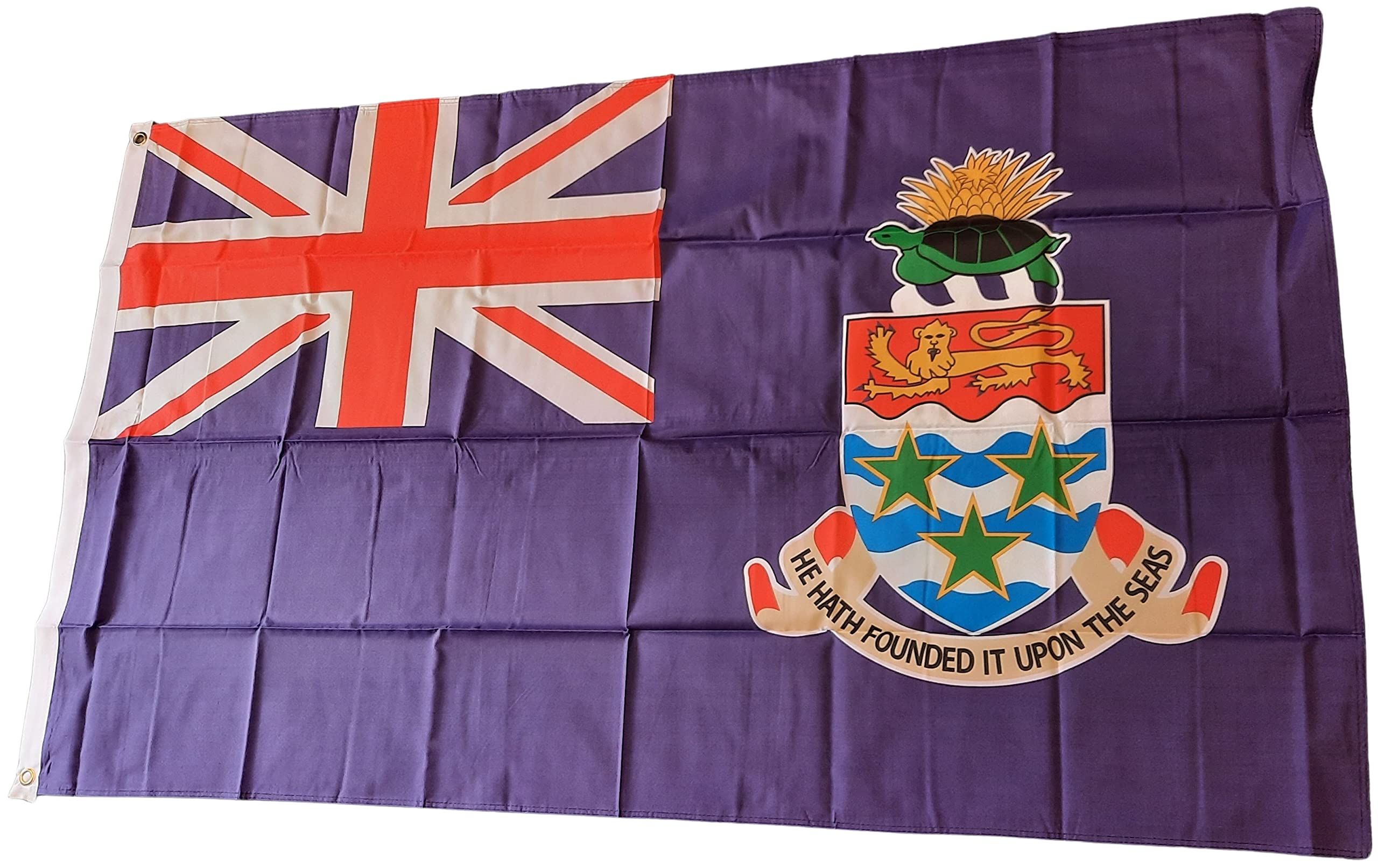 NWFlags Cayman Islands Flag 5ft x 3ft 75d Premium Polyester Suitable For Flagpoles | Strong Polyester 5x3 foot material flag with Eyelets