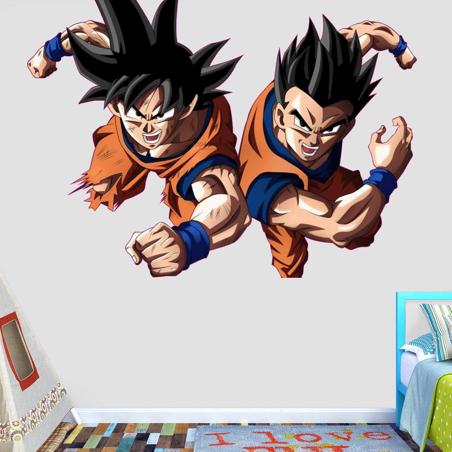 Home Décor Vegeta Dragon Ball Wall Stickers Decor Art Removable Cartoon