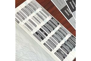 THINKOR Reposition Large Text Bible Tabs, Contrast Color Bible Stickers for Women and Men, Easy to Read and Apply Bible Journaling Tabs (Gray)