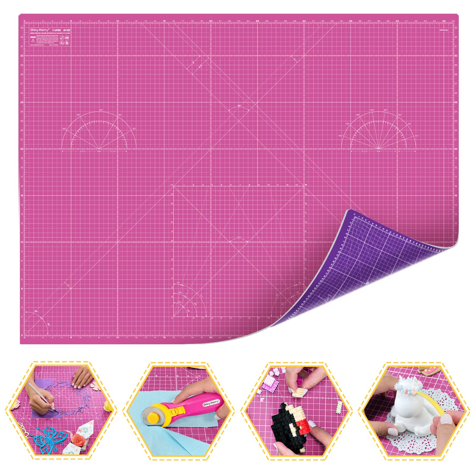 Shiny Merry Self Healing Cutting Mat A0 36