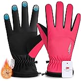 rivmount Kids 3M Ski Gloves Touchscreen Waterproof Warm for Boy Girl Youth Outdoor Skiing Cycling Snow Winter