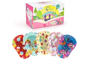 Hermerc BioTech Eye Patches for Kids,News Desighed Mermaid for Girls,100 Packs Large Capacity, Comfortable and Breathable,Highly Reliable Matrial Kids Eye Patches, Extra Sensitive Adhesive Pad.