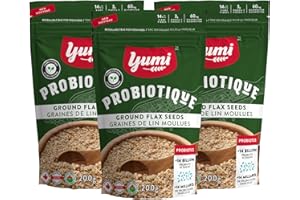 Yumi Probiotique Ground Flax Seeds, 1 Billion probiotics per serving