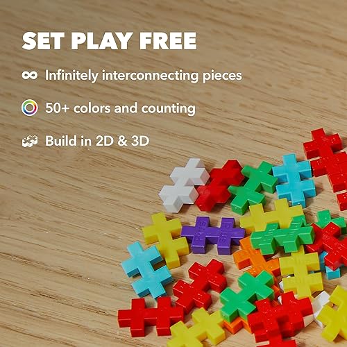 Plus Plus 70 Piece Interlocking Building Blocks for Kids, Open Ended  Connecting Toys, Stem Bin Classroom Mini