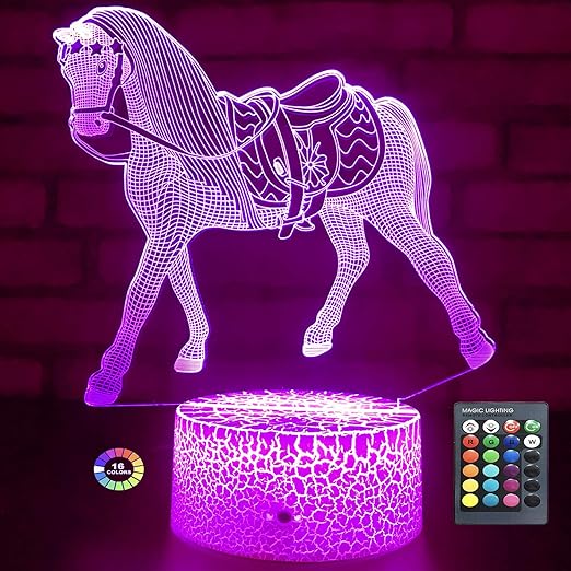 kids horse lamp