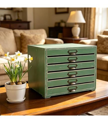 Amazon.com: 3-Drawer Steel MultiDrawer Cabinet - Bisley Green
