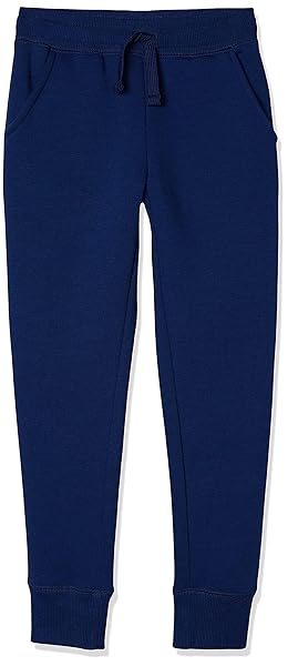 AMAZON ESSENTIALS GIRLS’ SWEATPANTS – DISCONTINUED COLORS, ORANGE FLORAL/PALE MAUVE, MEDIUM