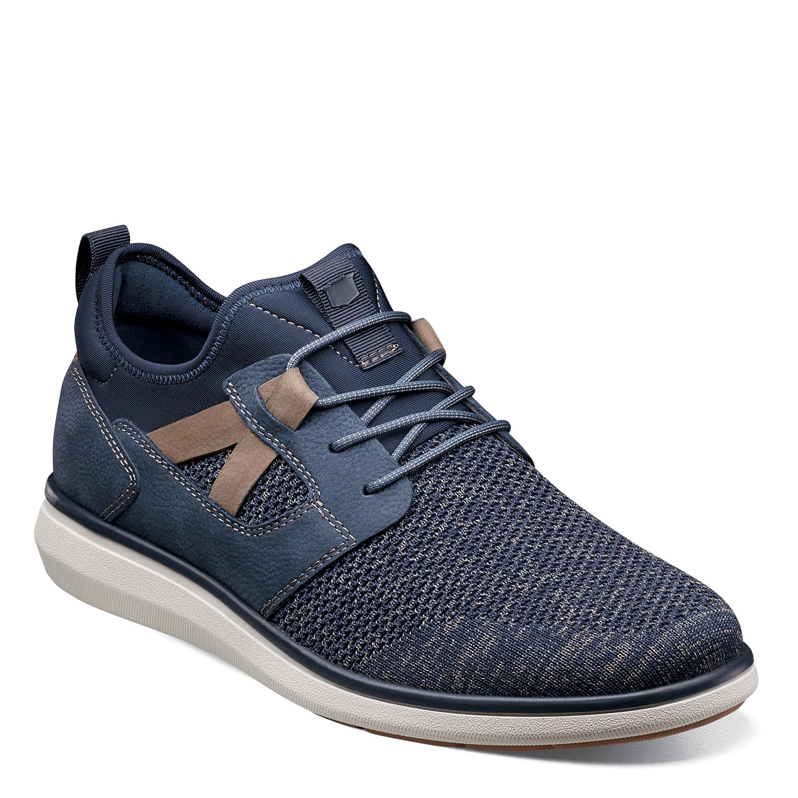 Florsheim Venture Knit Plain Toe Lace Sneaker Mens Oxford 85 DM US Navy