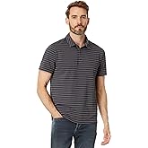 Vince Mens Garment Dye Fleck Stripe S/S Polo