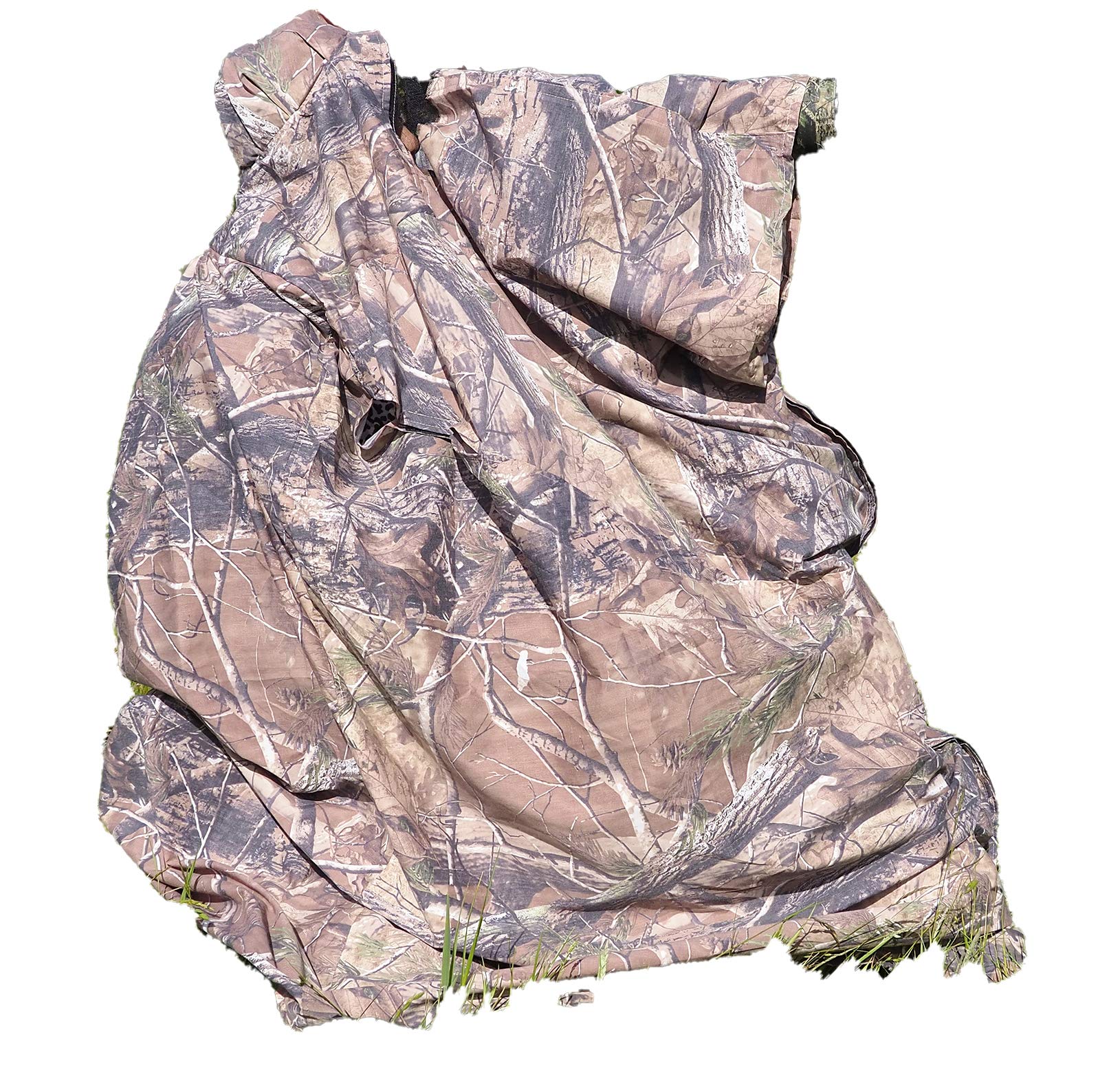 wildlifephotographyshop Wildlife Watching Hide for Birdwatching or Hunting, Lightweight Camouflage Photography Bag in Leaf Pattern Camouflage Polycotton Material