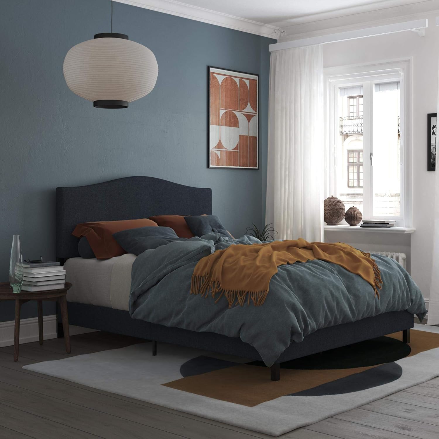 Best Upholstered Headboard Queen Oatmeal Tufted Linen