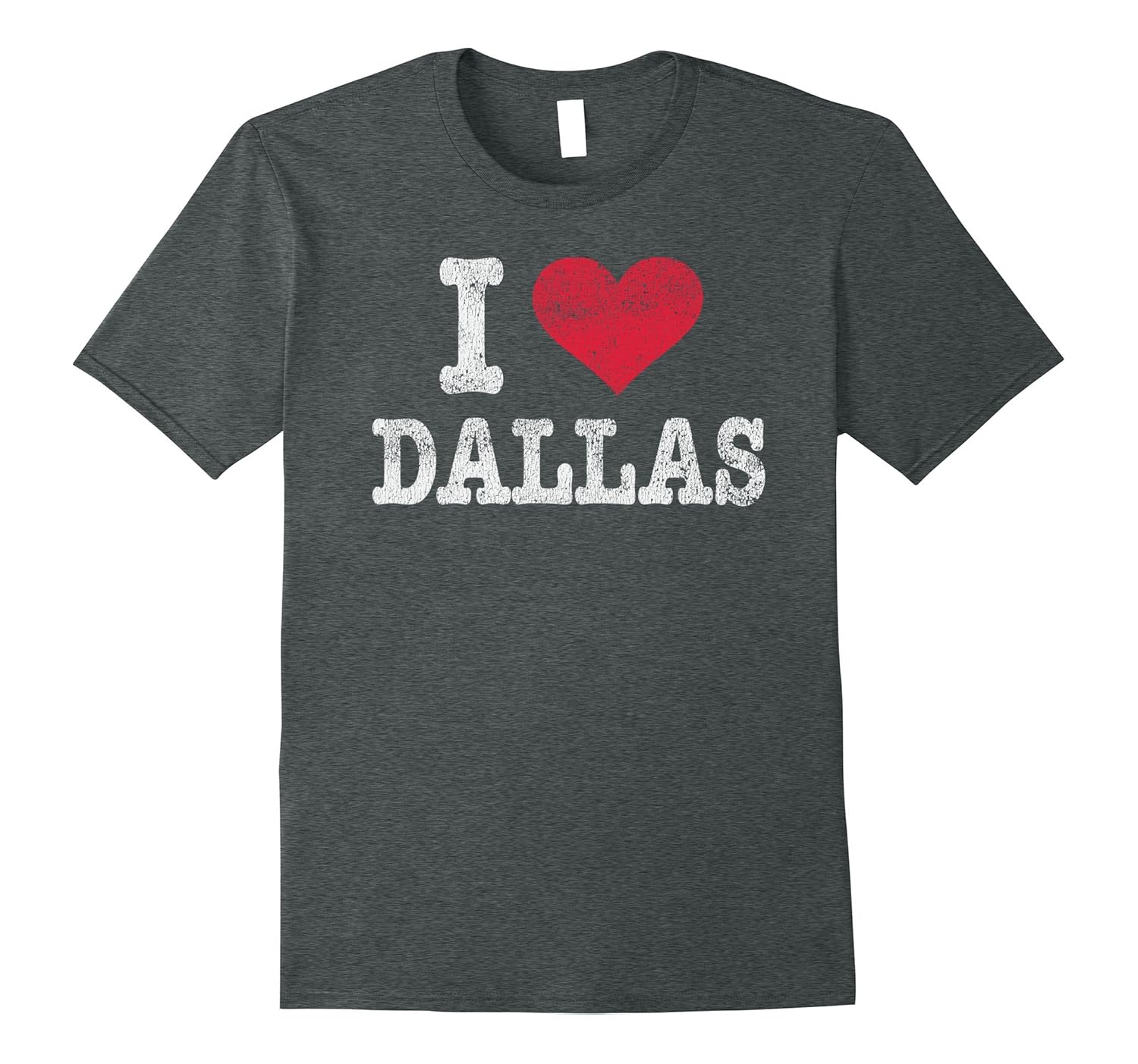 Distressed Retro I Love Dallas T Shirt Souvenir Gift-ANZ