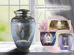 Blue Angel Cremation Urn for Ashes Adult Male