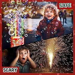 Fireworks Bubble Machine (20 Holes) with Dazzling