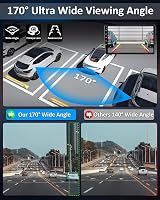 Vtopek Reversing Camera AHD 1080P/720P/CVBS/PAL 360° Rotation IP69K Car Camera view 5