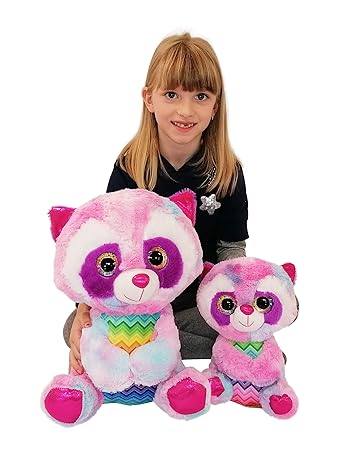 peluche occhi glitterati