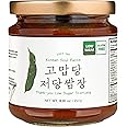 Thank-you Low Sugar Ssamjang – Gluten-Free Korean Dipping Sauce with Fermented Soybean & Peppers – Vegan, Non-GMO Condiment for Vegetables & BBQ, 8.81oz