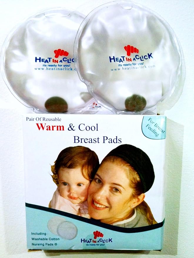 Heat in a Click Reusable Breast Pads Amazon.co.uk Health & Personal Care