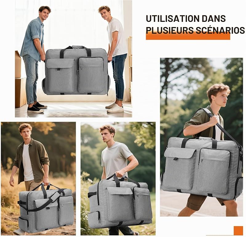 100L Sac de Voyage Pliable
