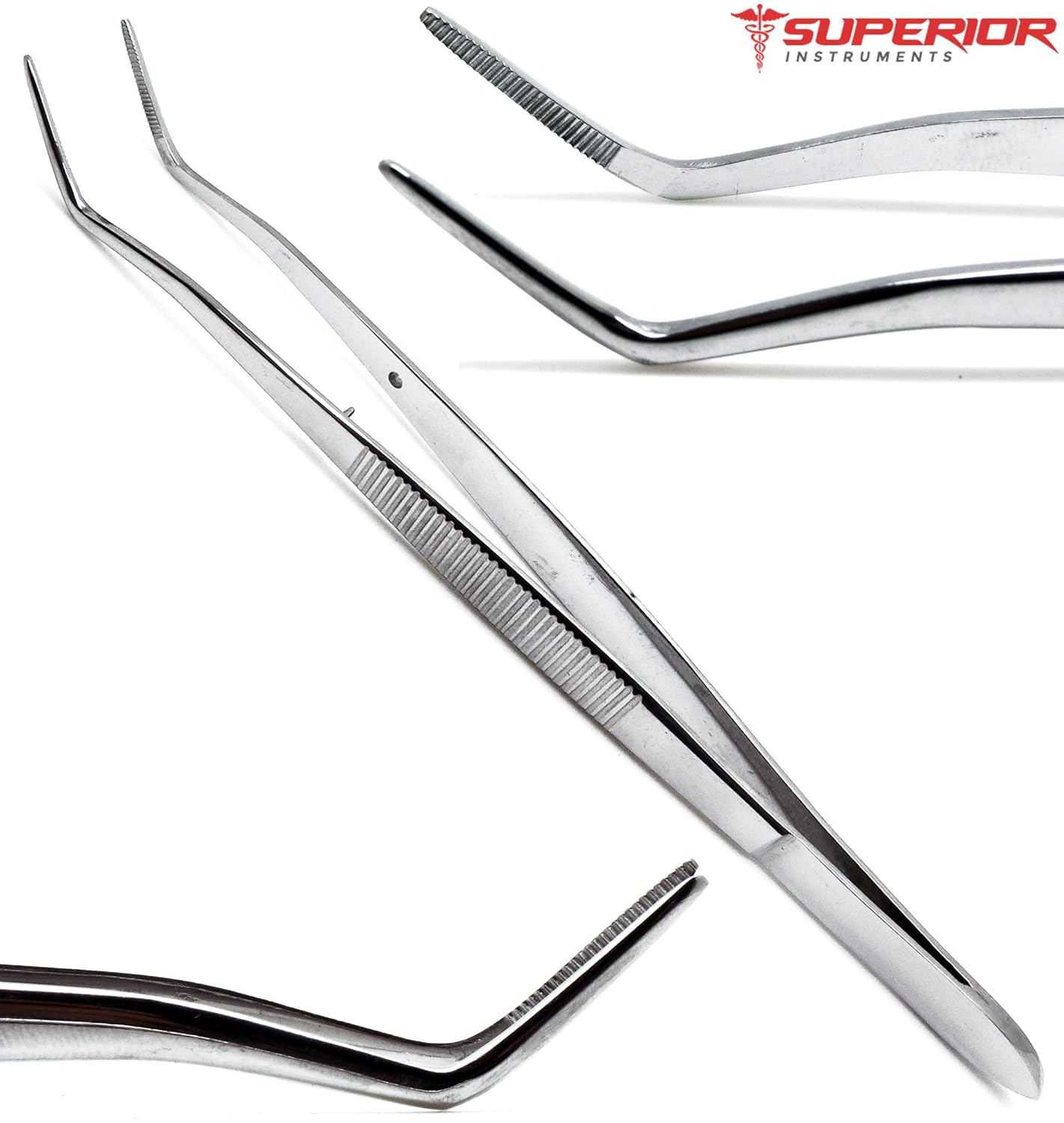 Dental Cotton Tweezers Meriam Foil Pliers Forceps Serrated
