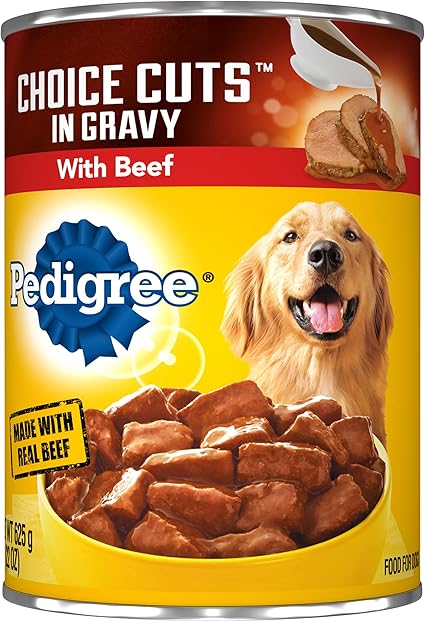 Amazon Com Pedigree Choice Cuts In Gravy With Beef Adult Canned