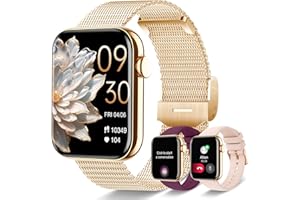 Smart Watches for Women (Answer/Make Calls)1.85" Smart Watch for Android Phones And IOS Waterproof Watch 100+Sport Modes Fitn