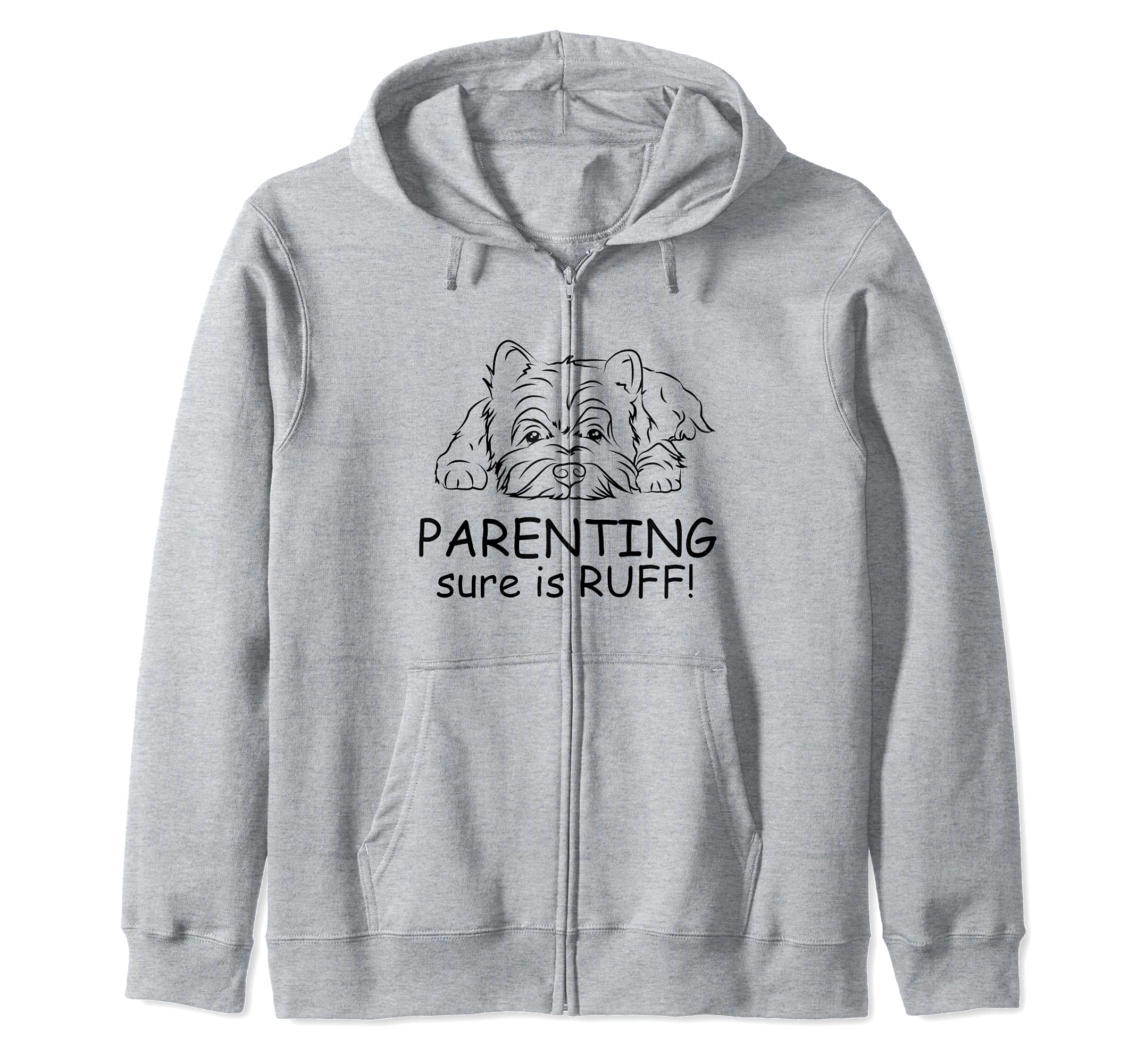 Westie Dog Love-r Cute Funny Dog Mom Zip Hoodie