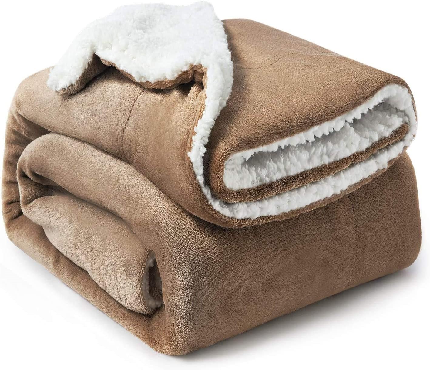 Duvets Fleece Queen Size Blanket, Fleece Bed Throws Warm Reversible