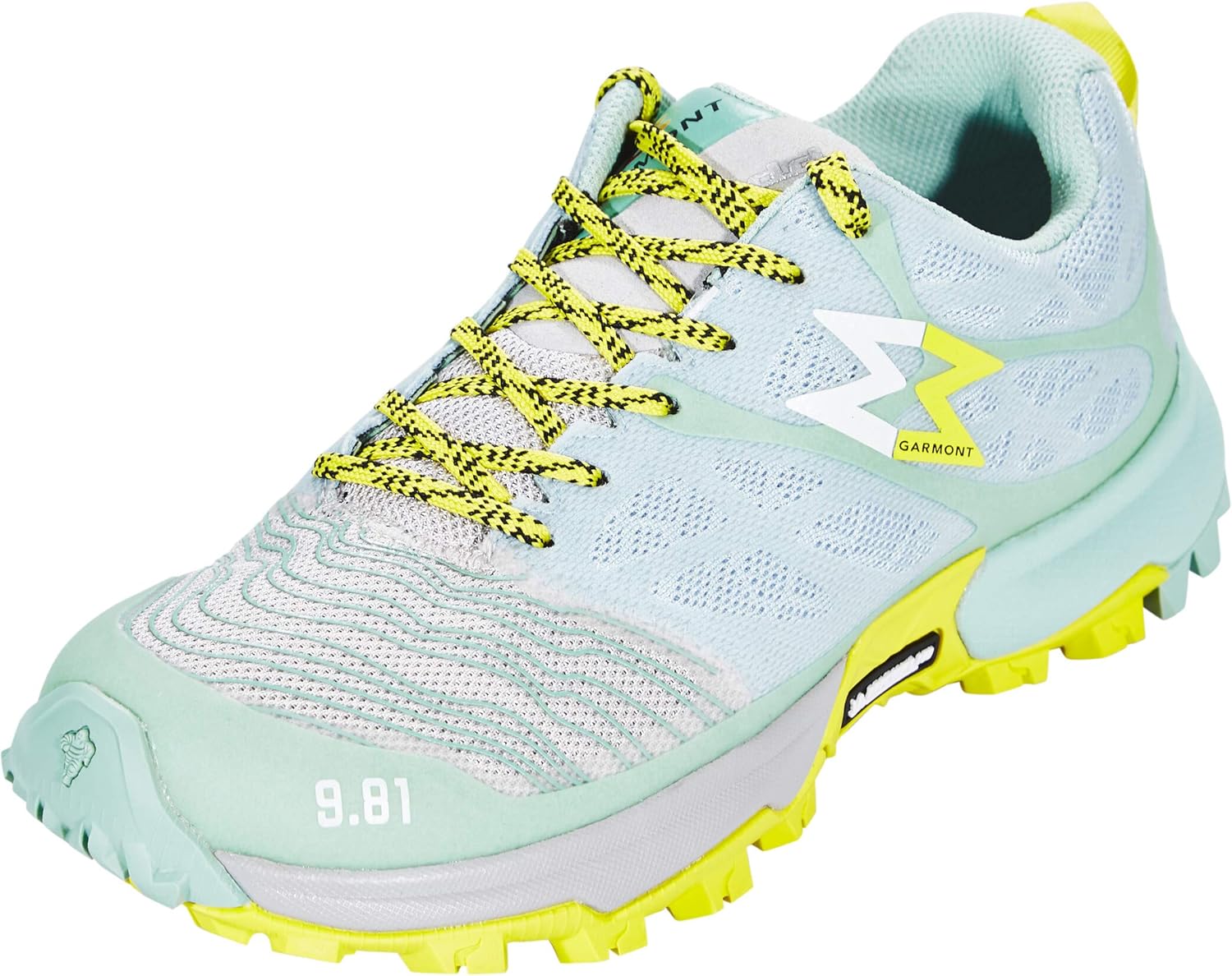 Amazon Com Garmont Women S 9 81 Grid Shoes Light Grey Light Green 6 Trail Running
