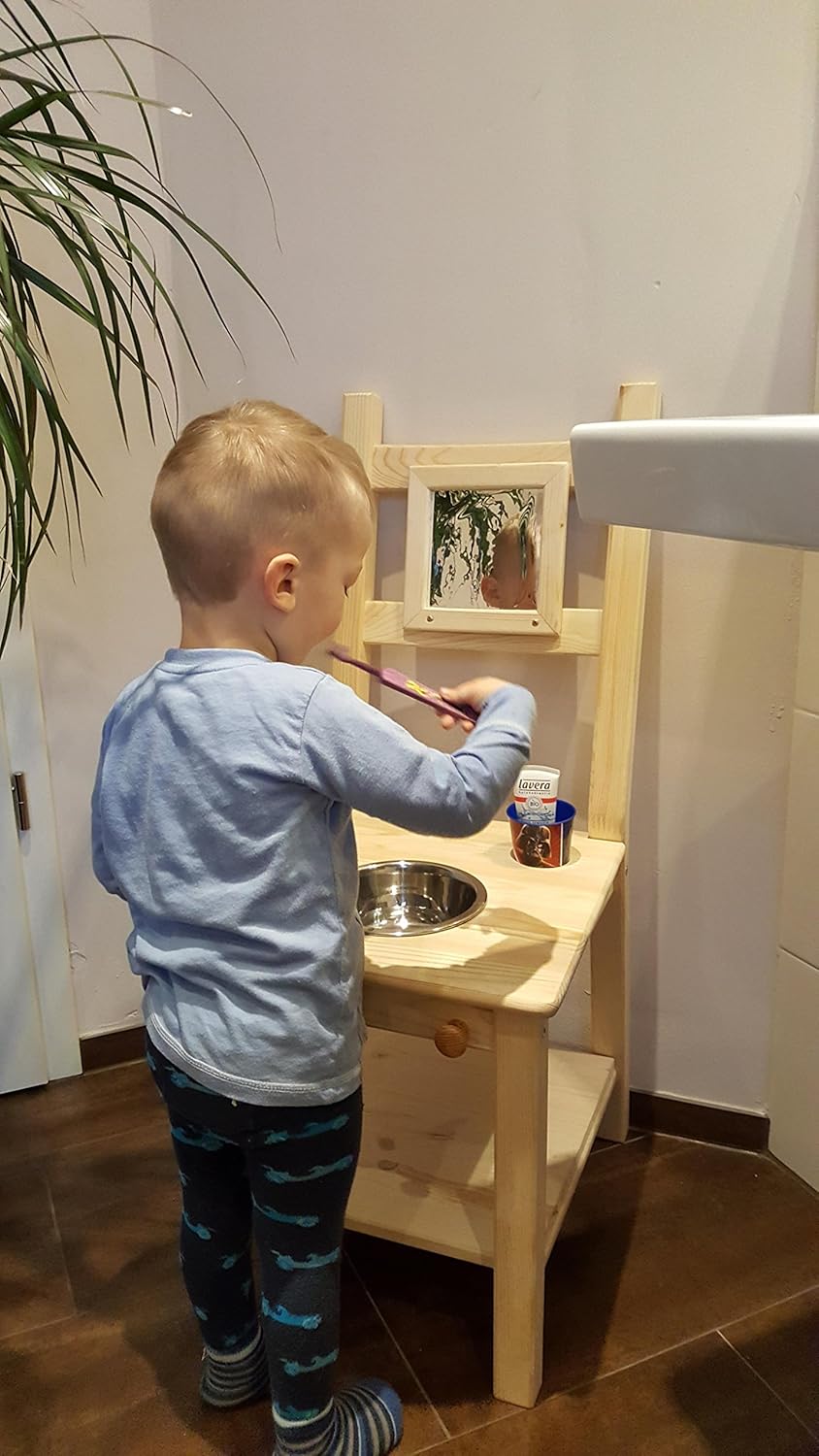 Waschbecken Kinderwaschbecken Lernturm Montessori Deskiturm