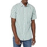 Amazon Essentials Men's Slim-Fit Short-Sleeve Poplin Shirt