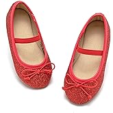 GINFIVE Toddler Girls Dress Shoes Little Girls Mary Janes Ballerina Flats Shoes Toddler