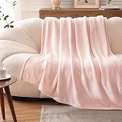 Bertte Fleece Throw Blanket Super Soft Cozy Warm