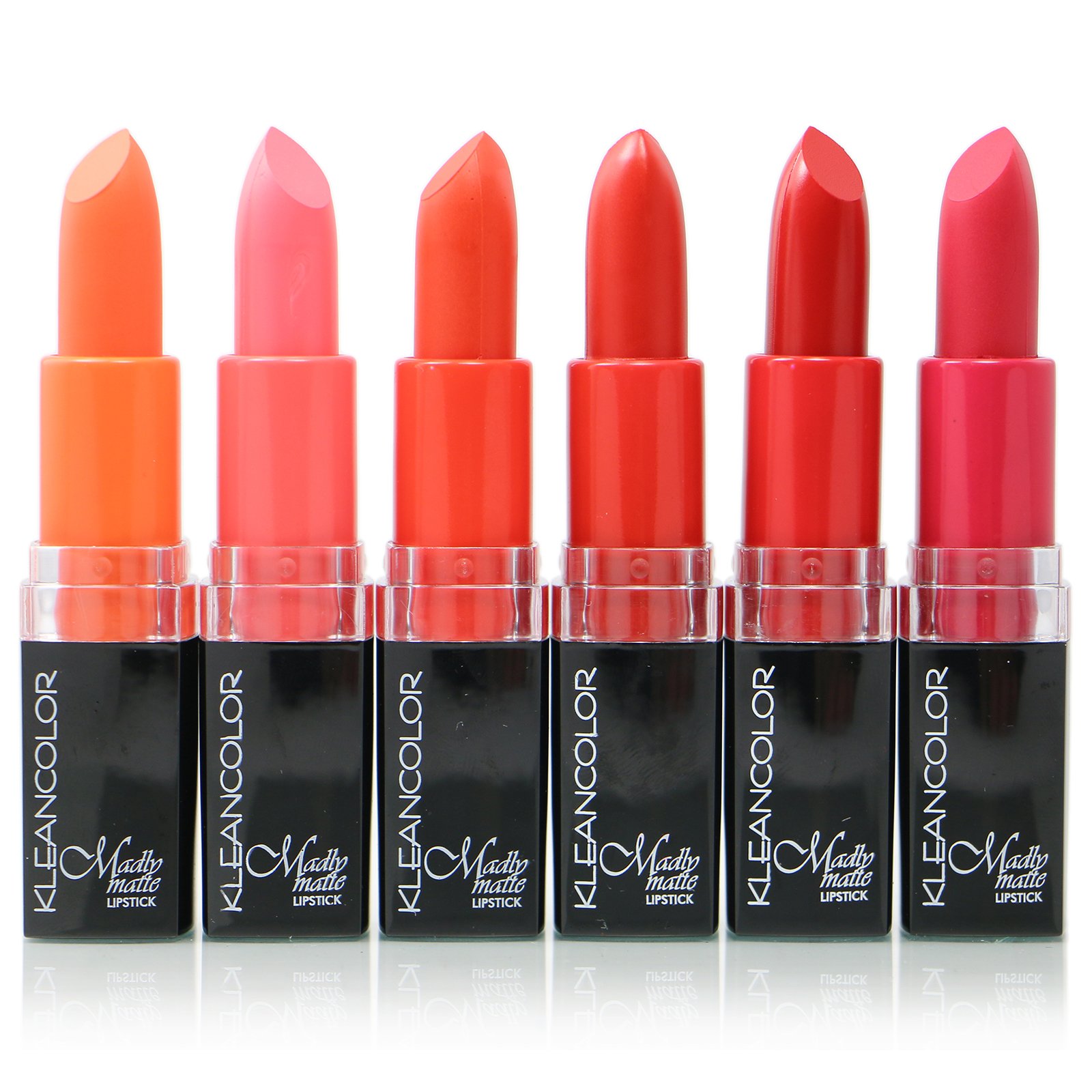 6pc Kleancolor Madly Matte Lipstick Set of 6 Color #LS1884